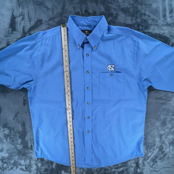 Antigua Button Up Men L University of North Carolina Tar Heels Football Coach - Picture 8 of 9